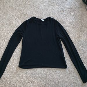 Garage black long sleeve